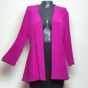 Travelers  by Chico’s Cardigan  size 1 Fuchsia